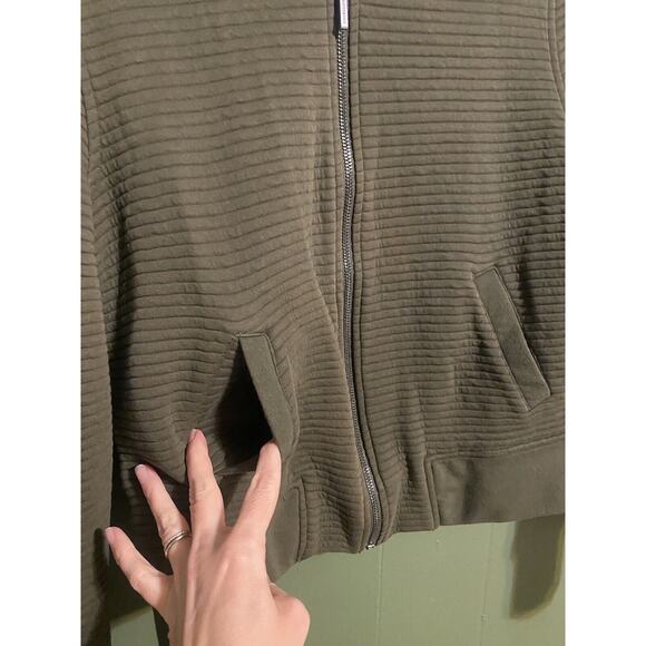 Marc New York Jacket Womens Size Medium Green Casual Normcore Bomber Coat - Picture 10 of 10